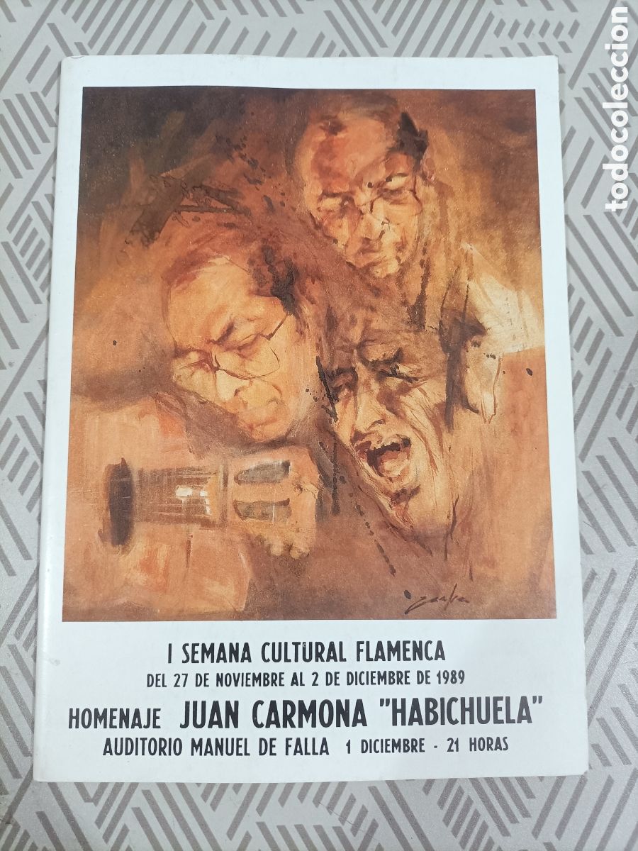 Otros art&iacute;culos de coleccionismo en papel: Flamenco. Homenaje a Juan Carmona&rdquo; Habichuelas&rdquo; 1989
