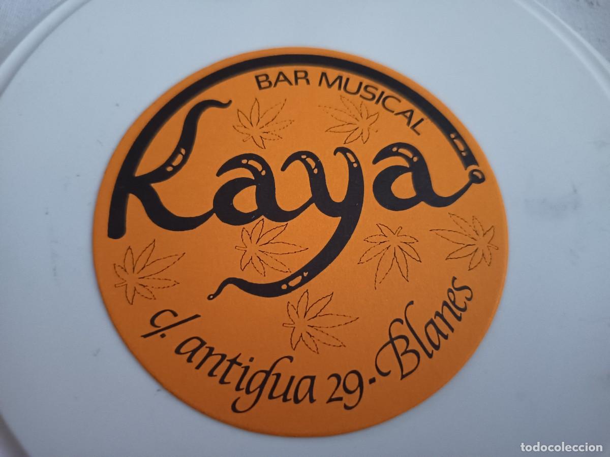 Otros art&iacute;culos de coleccionismo en papel: POSAVASOS BAR MUSICAL KAYA-BLANES-GIRONA
