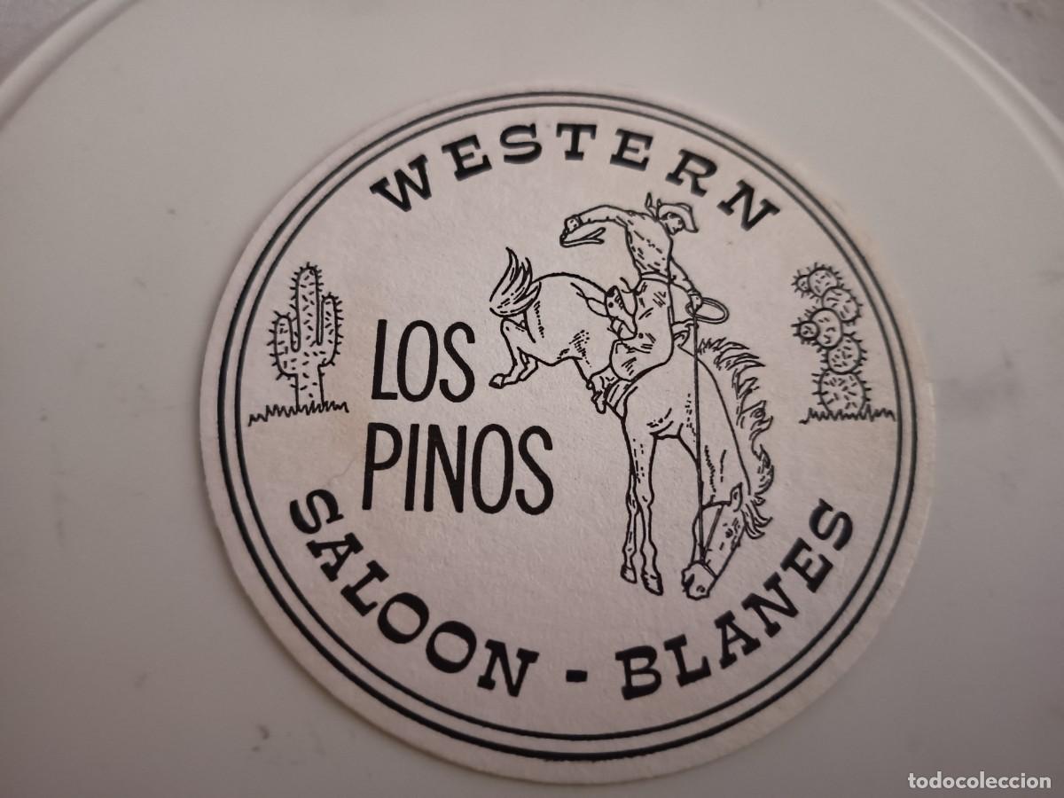 Otros art&iacute;culos de coleccionismo en papel: POSAVASOS SALOON WESTER LOS PINOS-BLANES-GIRONA