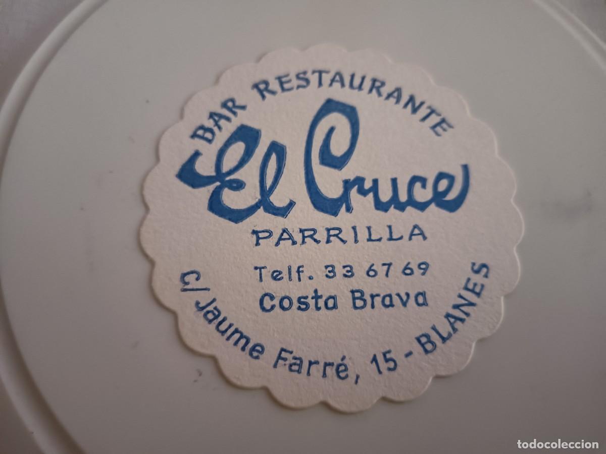 Otros art&iacute;culos de coleccionismo en papel: POSAVASOS BAR EL CRUCE-BLANES-GIRONA