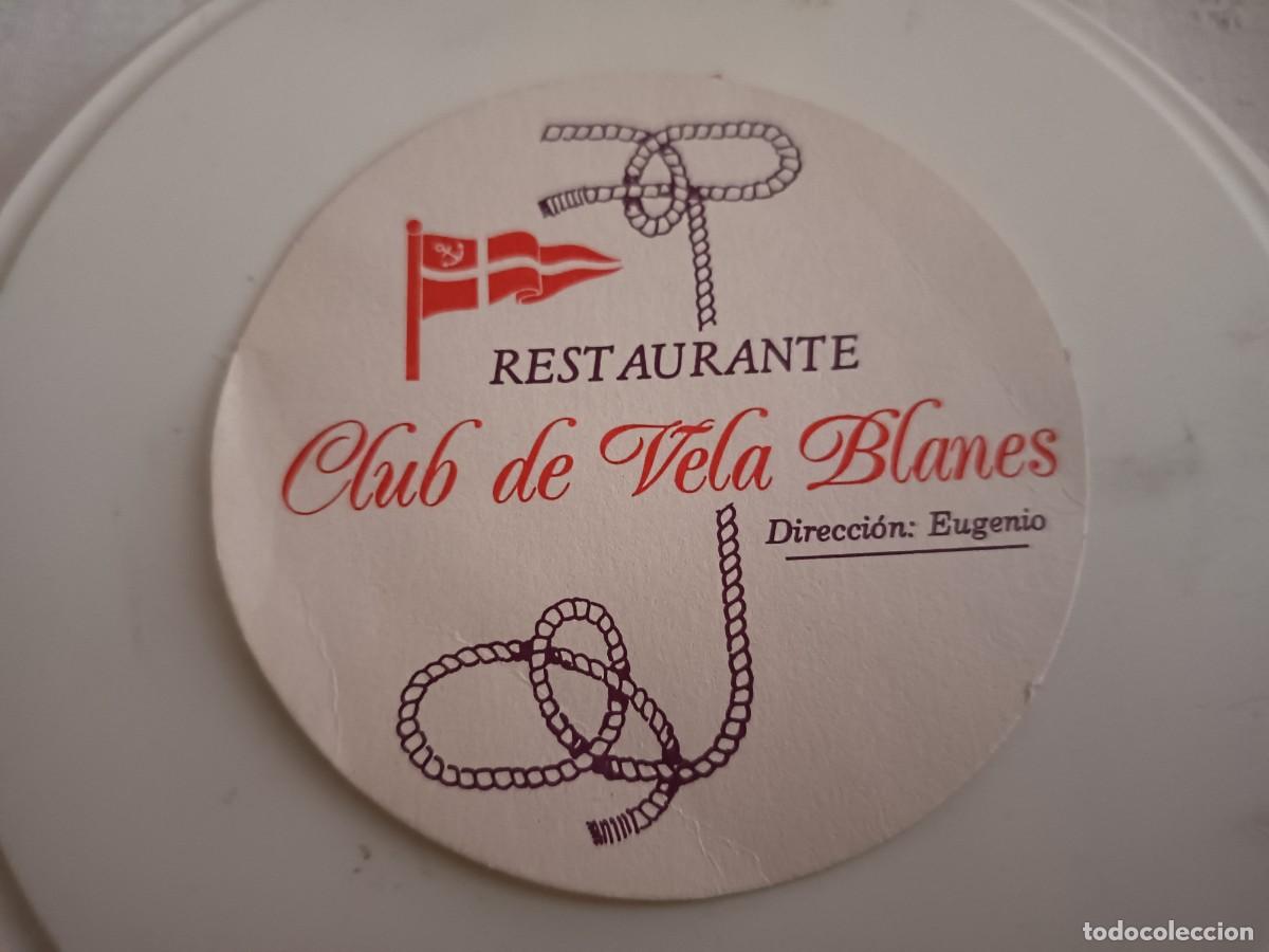 Otros art&iacute;culos de coleccionismo en papel: POSAVASOS RESTAURANTE CLUB DE VELA-BLANES-GIRONA