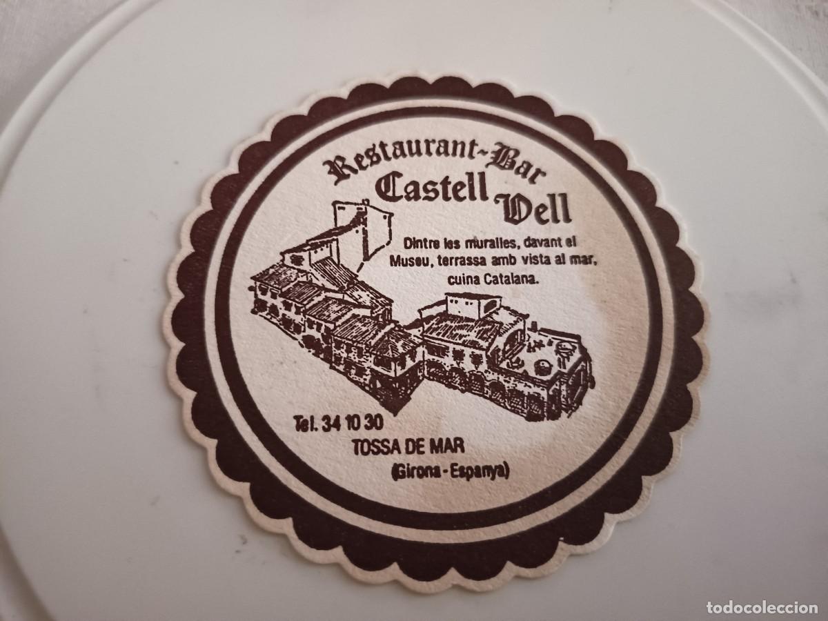 Otros art&iacute;culos de coleccionismo en papel: POSAVASOS RESTAURANTE CASTELL VELL-TOSSA DE MAR-GIRONA