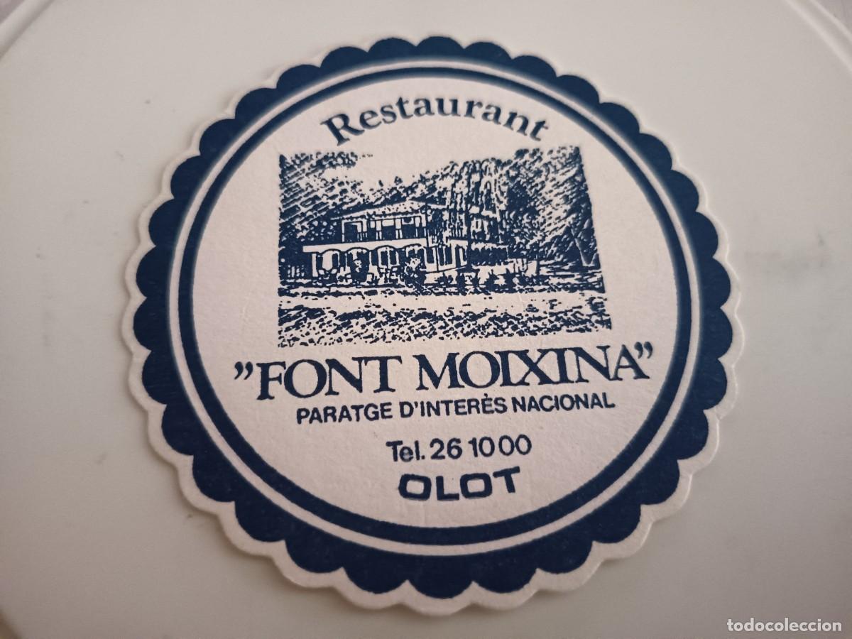 Altri oggetti di carta: POSAVASOS RESTAURANTE FONT MOIXINA-OLOT-GIRONA