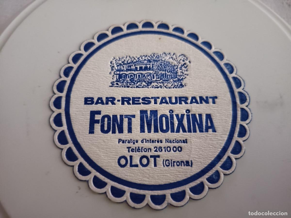 Altri oggetti di carta: POSAVASOS RESTAURANTE FONT MOIXINA-OLOT-GIRONA