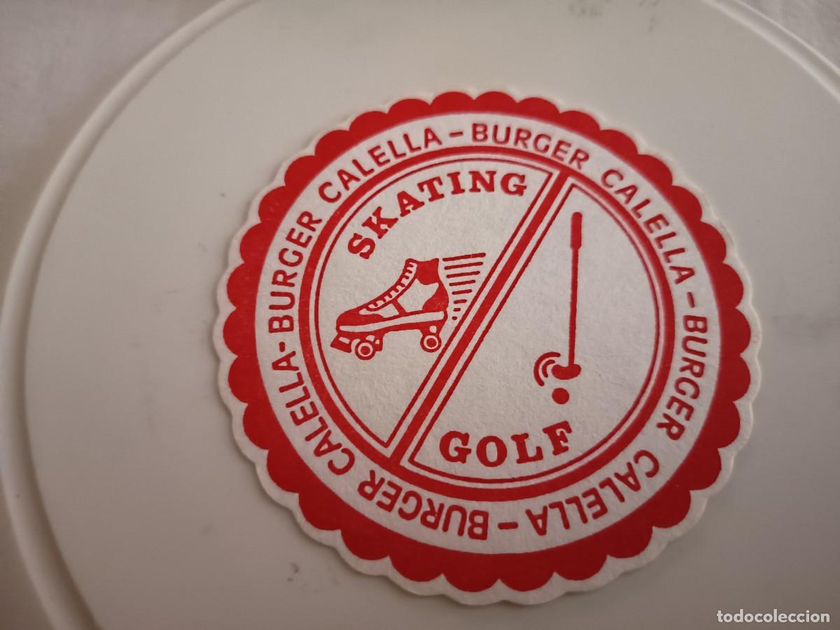 Otros art&iacute;culos de coleccionismo en papel: POSAVASOS BURGER SKATING GOLF CALELLA-GIRONA