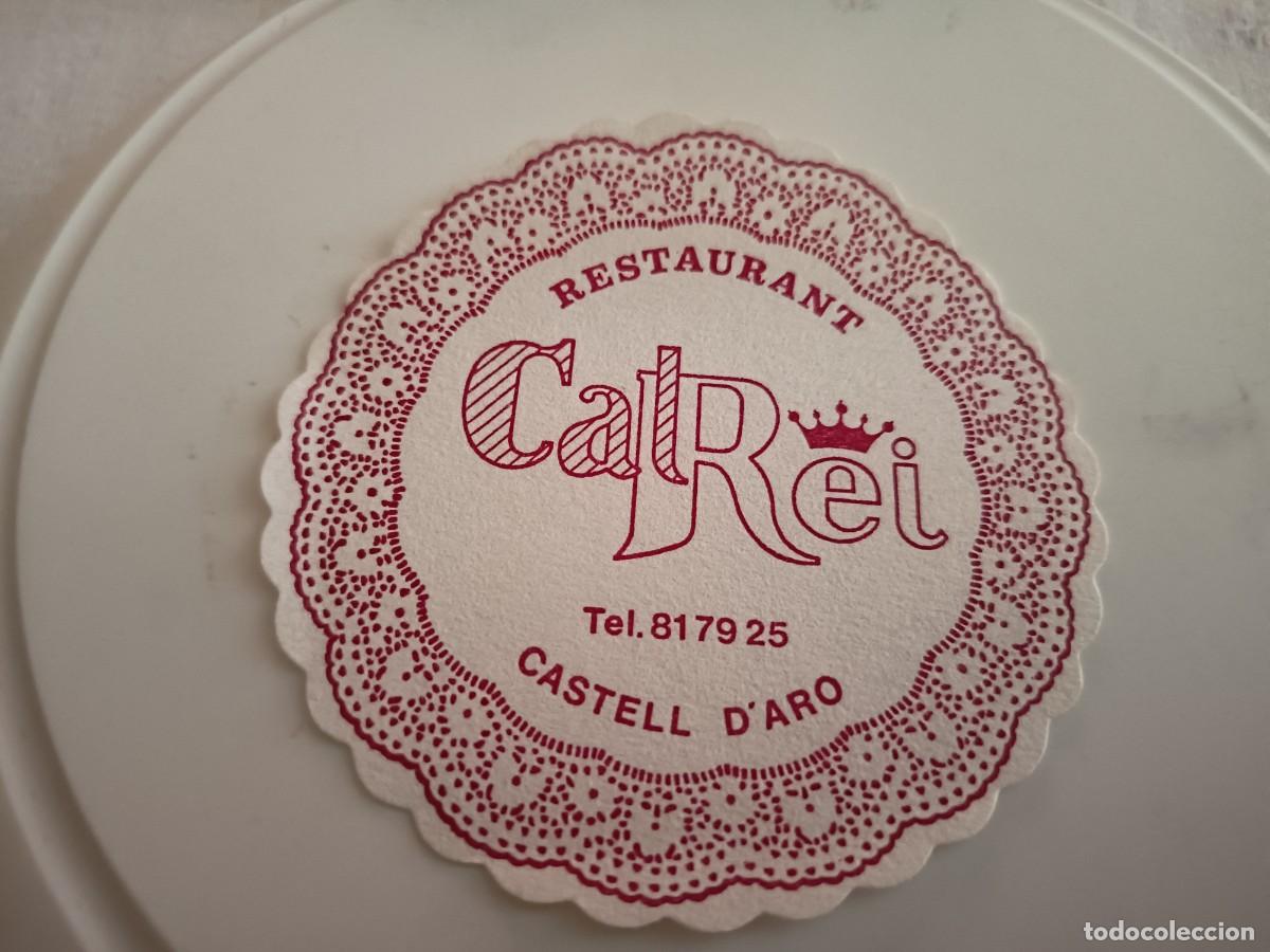Otros art&iacute;culos de coleccionismo en papel: POSAVASOS RESTAURANT CAL REI-CASTELL D'ARO-GIRONA