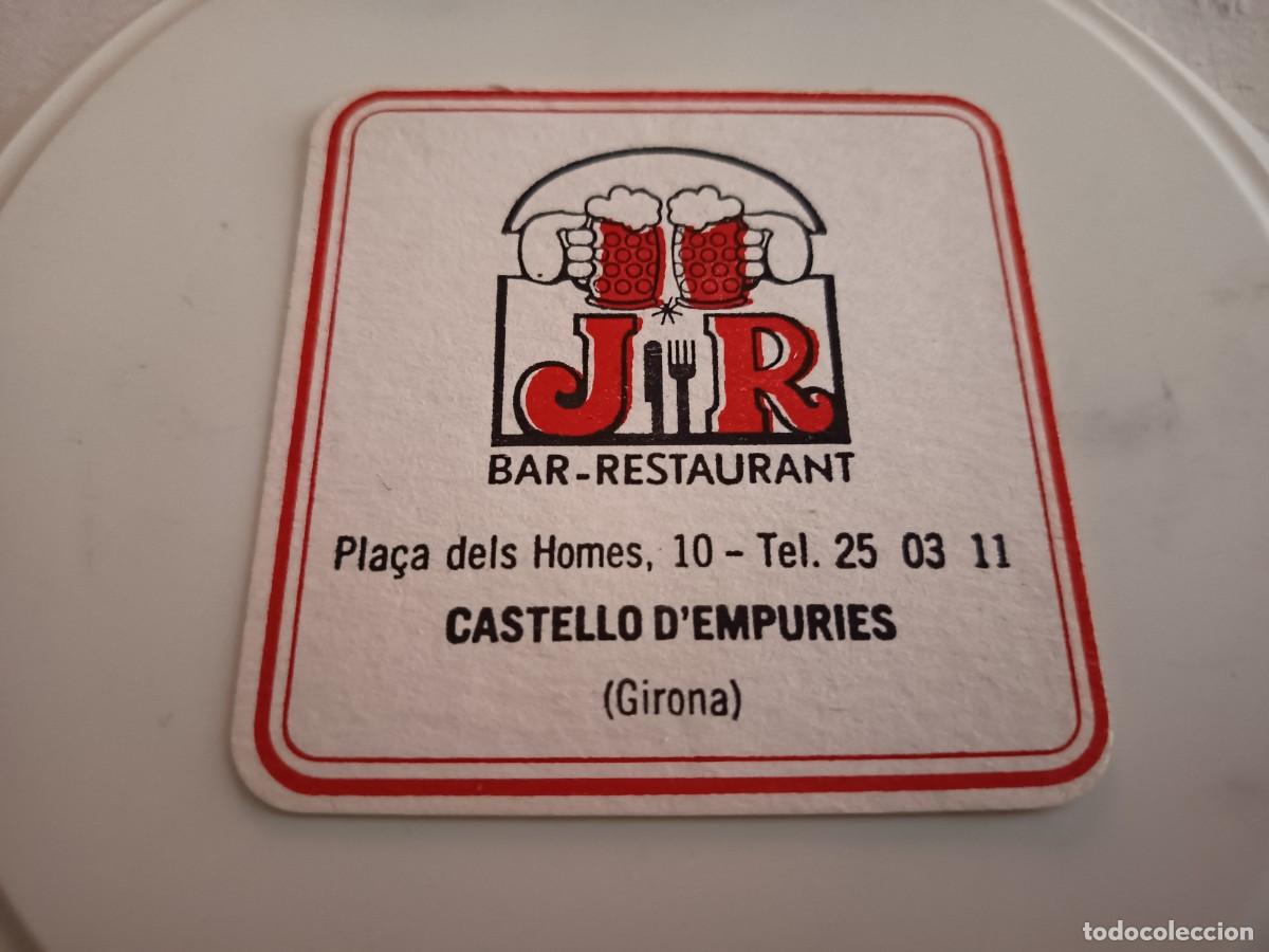 Otros art&iacute;culos de coleccionismo en papel: POSAVASOS RESTAURANT J R-CASTELLO D'EMPURIES-GIRONA
