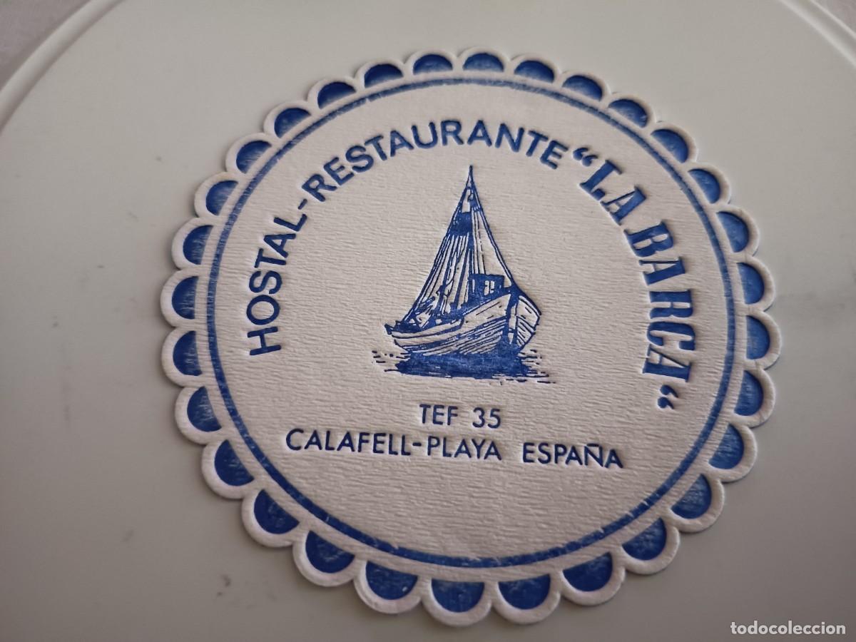 Otros art&iacute;culos de coleccionismo en papel: POSAVASOS HOSTAL LA BARCA-CALAFELL-GIRONA
