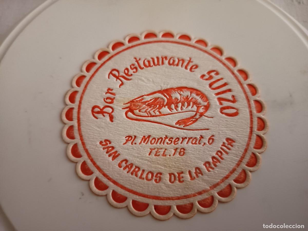 Altri oggetti di carta: POSAVASOS RESTAURANTE SUIZO-SAN CARLOS DE LA RAPITA-GIRONA