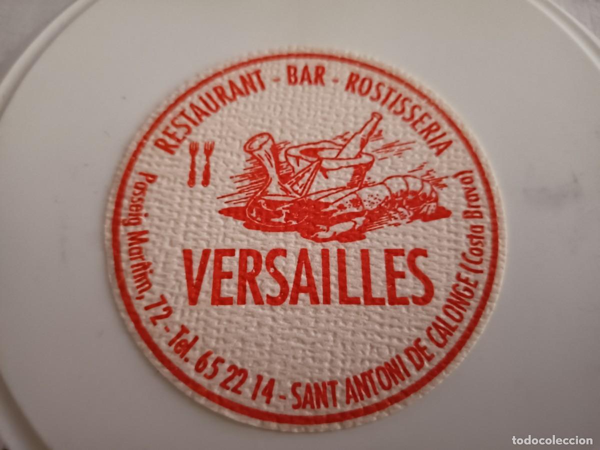 Sammelleidenschaft Andere Papierartikel: POSAVASOS RESTAURANT VERSAILLES-SANT ANTONI DE CALONGE-GIRONA