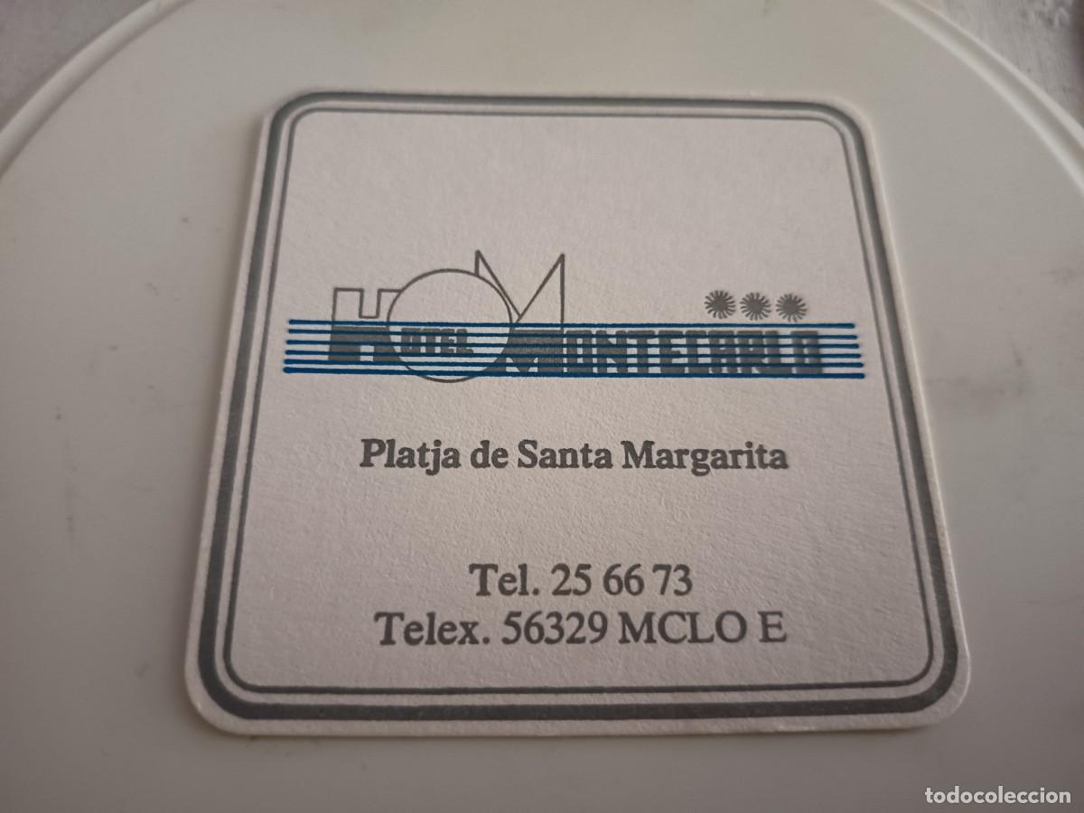 Collectionnisme Papier divers: POSAVASOS HOTEL MONTECARLO-PLATJA SAN MARGARITA-GIRONA