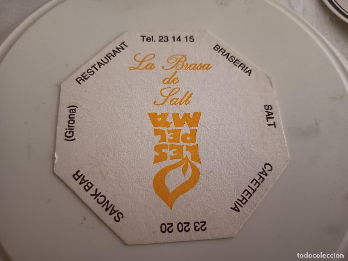 Sammelleidenschaft Andere Papierartikel: POSAVASOS CAFETERIA LES PELMA LA BRASA DE SALT-GIRONA