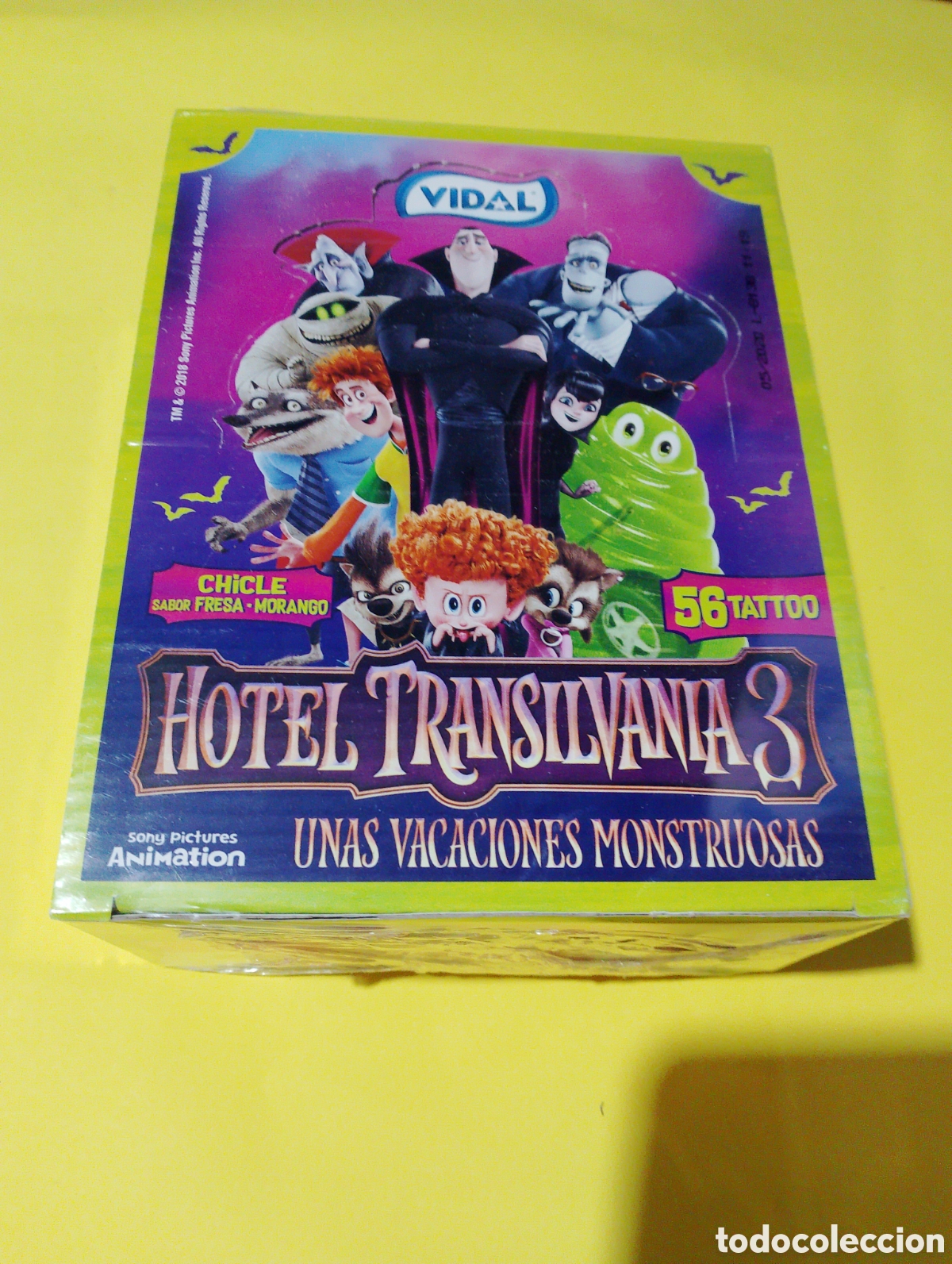 Sammelleidenschaft Andere Papierartikel: Caja chicles sin abrir, hotel Transilvania