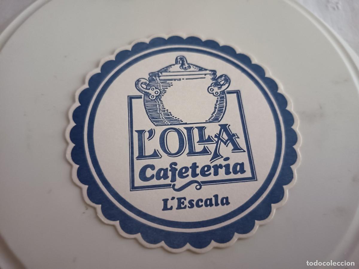 Otros art&iacute;culos de coleccionismo en papel: POSAVASOS CAFETERIA L'OLLA-L'ESCALA-GIRONA