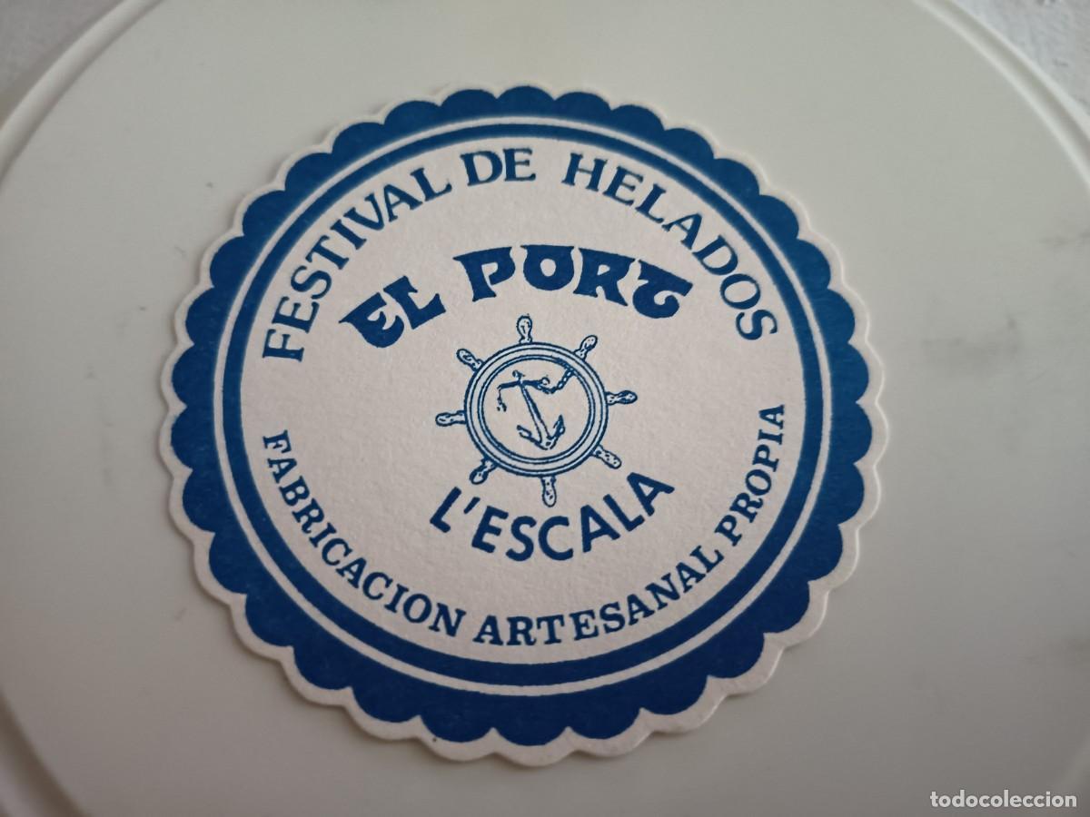 Otros art&iacute;culos de coleccionismo en papel: POSAVASOS HELADERIA EL PORT-L'ESCALA-GIRONA