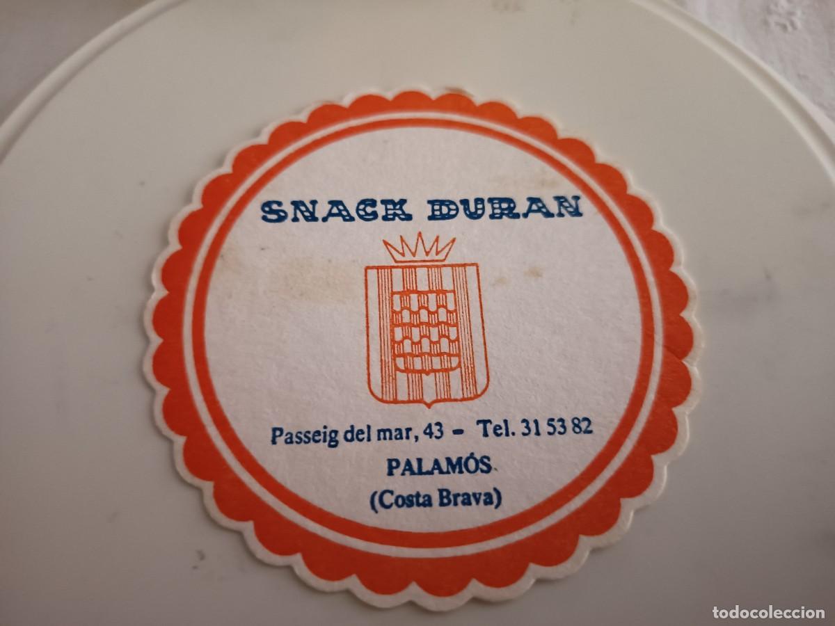 Otros art&iacute;culos de coleccionismo en papel: POSAVASOS SNACK DURAN-PALAMOS-GIRONA