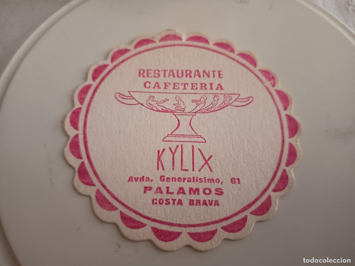 Otros art&iacute;culos de coleccionismo en papel: POSAVASOS RESTAURANTE KYLIX-PALAMOS-GIRONA