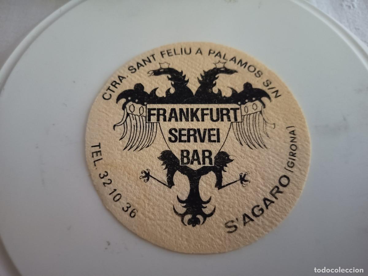 Otros art&iacute;culos de coleccionismo en papel: POSAVASOS FRANKFURT SERVEI-S'AGARO-GIRONA