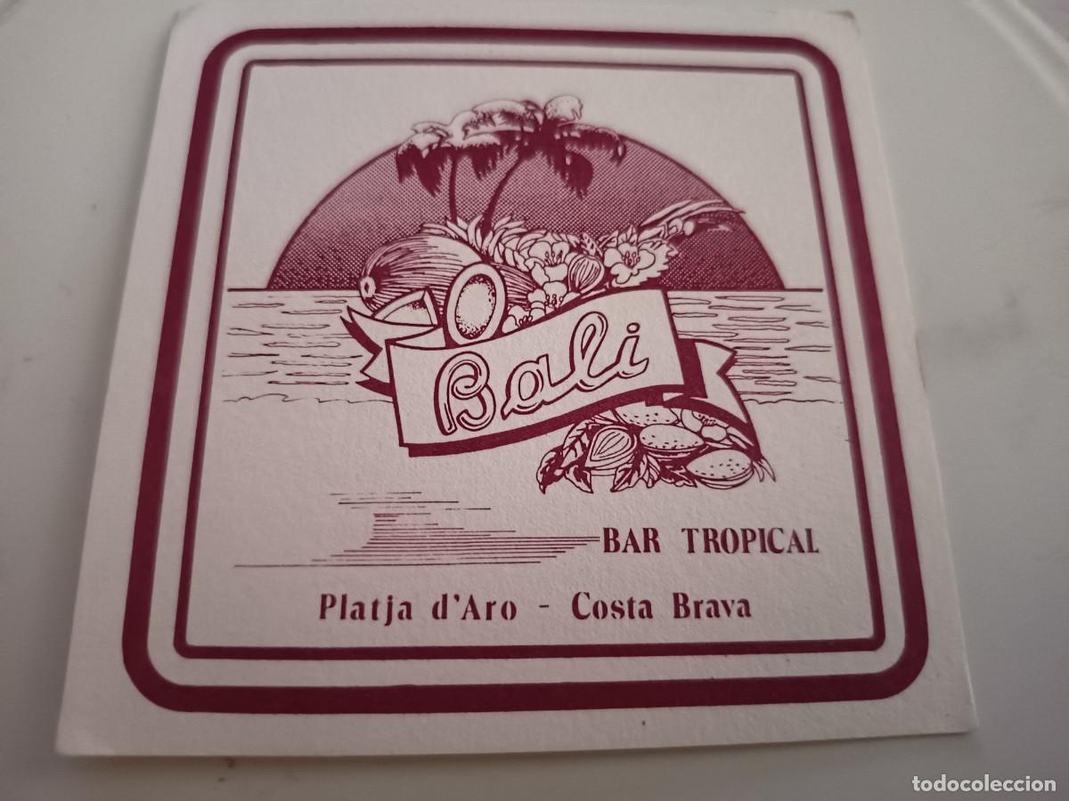 Paper Collecting Others: POSAVASOS BAR TROPICAL BALI-PLATJA D'ARO-GIRONA