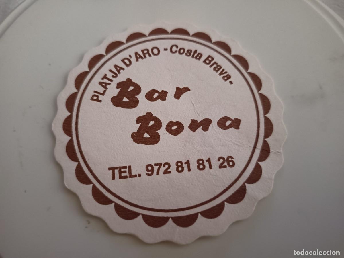 Collectionnisme Papier divers: POSAVASOS BAR BONA-PLATJA D'ARO-GIRONA