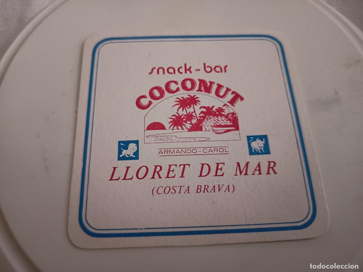 Otros art&iacute;culos de coleccionismo en papel: POSAVASOS SNACK BAR COCONUT-LLORET DE MAR-GIRONA