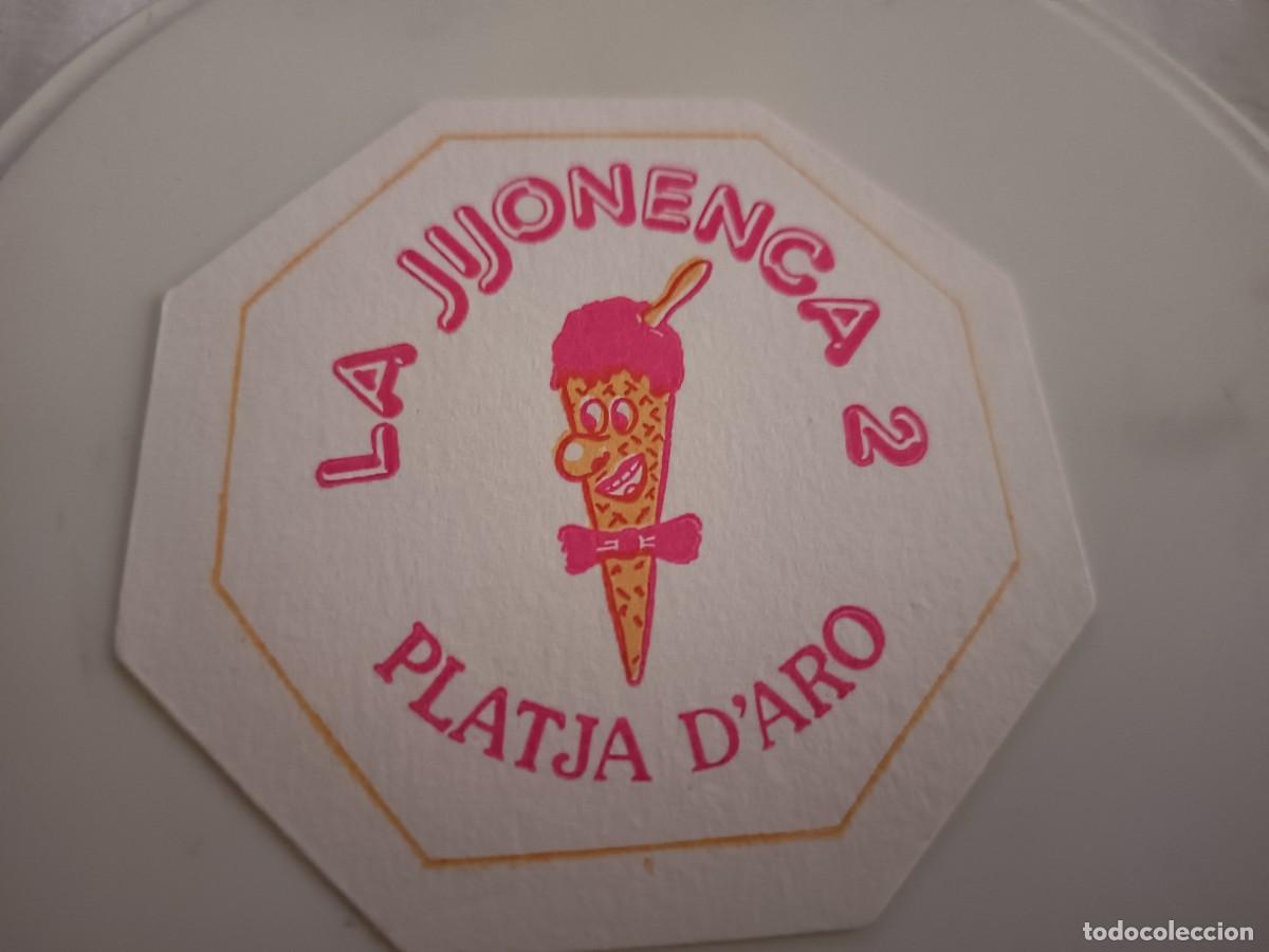 Otros art&iacute;culos de coleccionismo en papel: POSAVASOS HELADERIA LA JIJONENSA 2-PLATJA DE'ARO-GIRONA