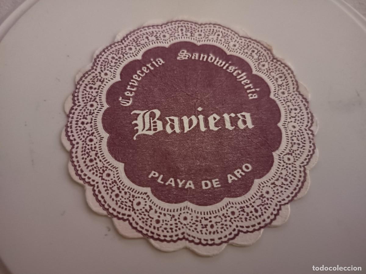 Otros art&iacute;culos de coleccionismo en papel: POSAVASOS CERVECERIA BAVIERA-PLATJA DE'ARO-GIRONA