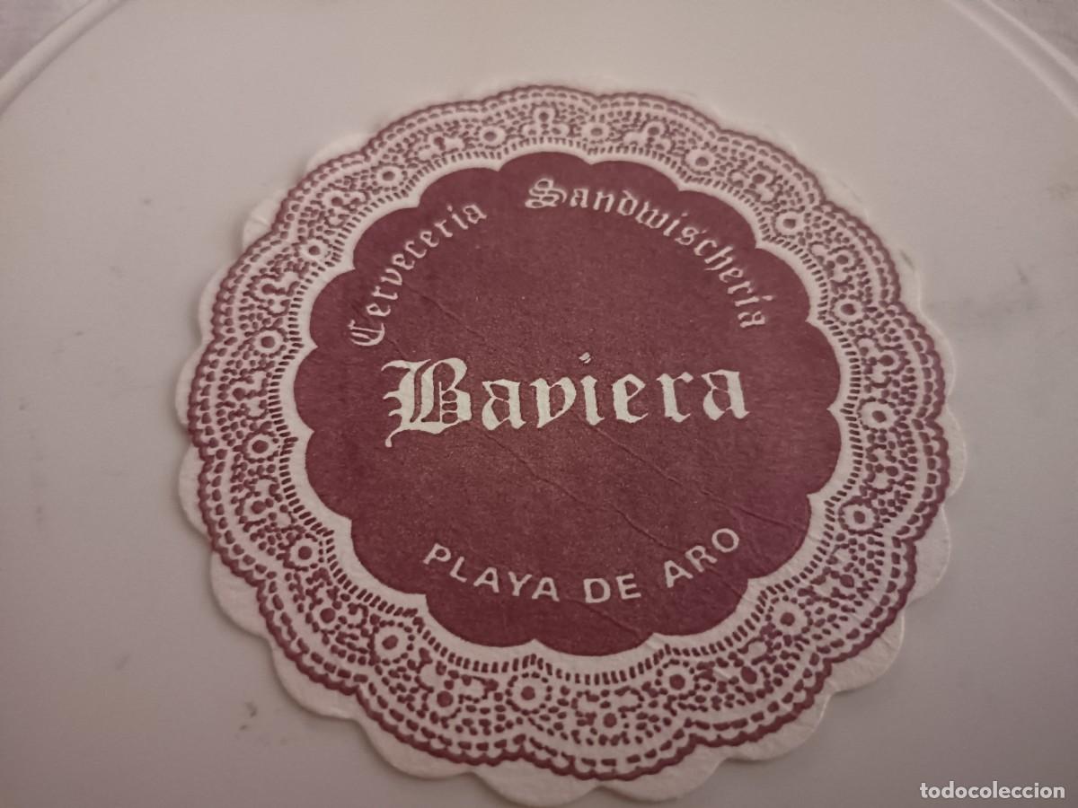Otros art&iacute;culos de coleccionismo en papel: POSAVASOS CERVECERIA BAVIERA-PLATJA DE'ARO-GIRONA