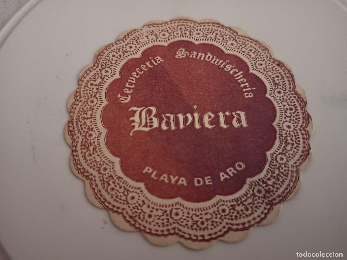 Otros art&iacute;culos de coleccionismo en papel: POSAVASOS CERVECERIA BAVIERA-PLATJA DE'ARO-GIRONA