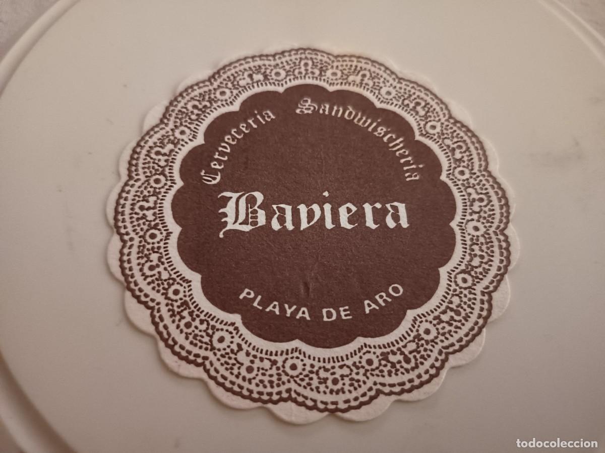 Otros art&iacute;culos de coleccionismo en papel: POSAVASOS CERVECERIA BAVIERA-PLATJA DE'ARO-GIRONA