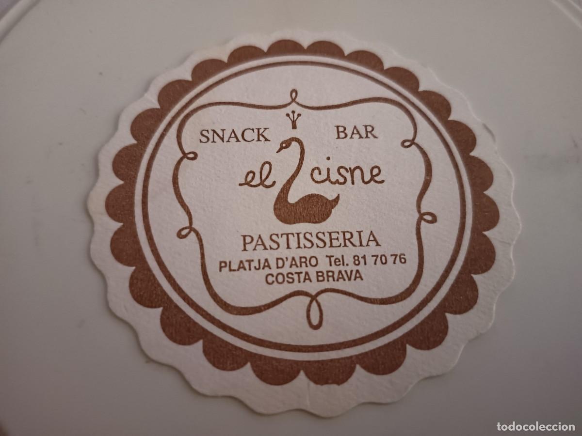 Otros art&iacute;culos de coleccionismo en papel: POSAVASOS SNACK BAR EL CISNE-PLATJA DE'ARO-GIRONA