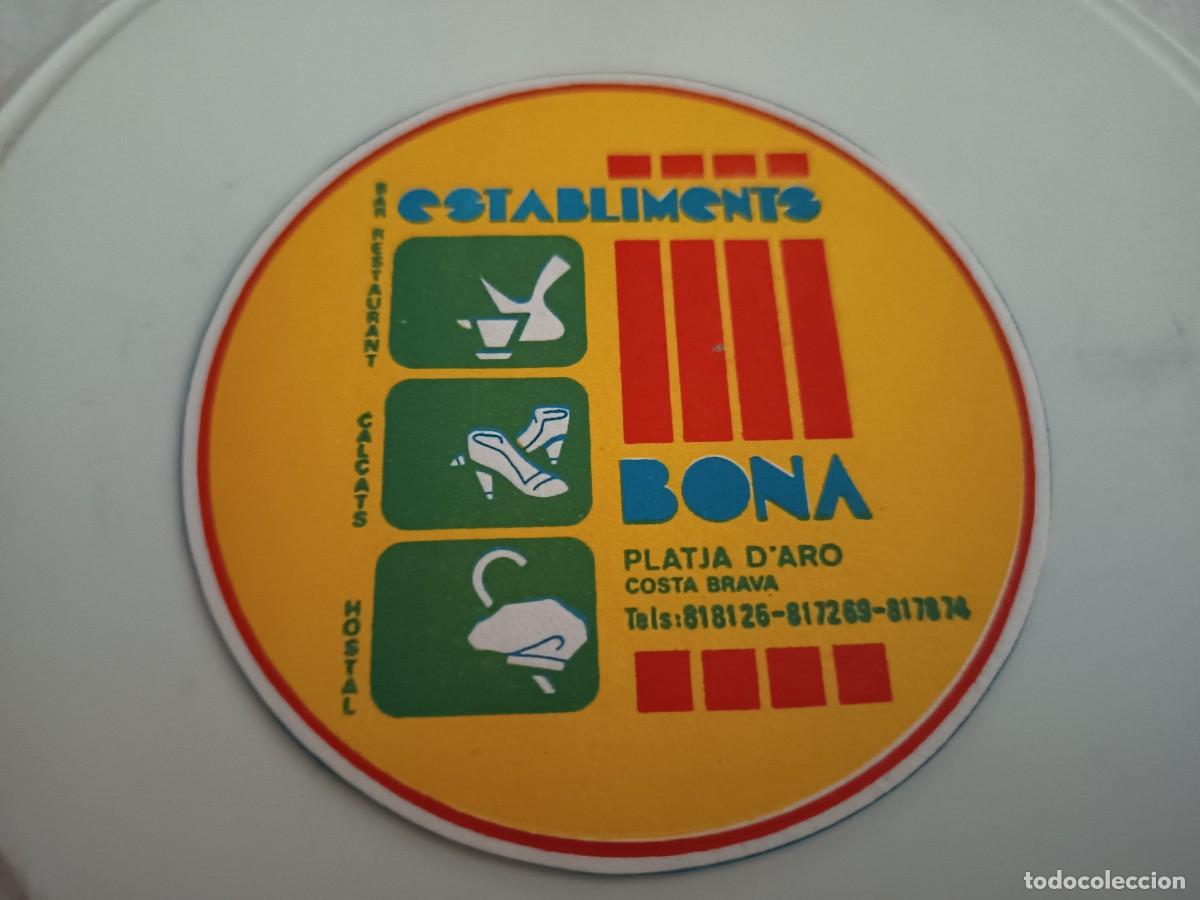 Otros art&iacute;culos de coleccionismo en papel: POSAVASOS ESTABLIMENTS BONA-PLATJA DE'ARO-GIRONA