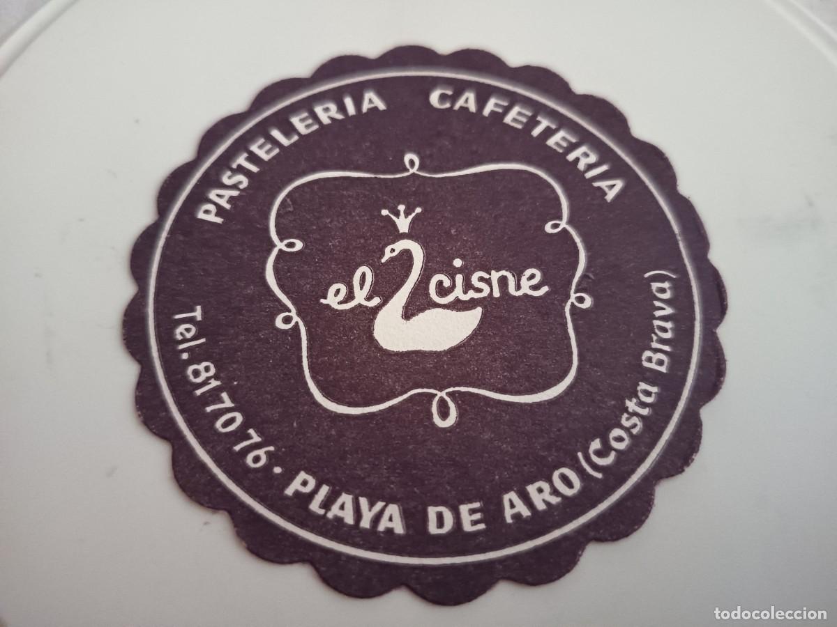 Otros art&iacute;culos de coleccionismo en papel: POSAVASOS PASTELERIA EL CISNE-PLATJA DE'ARO-GIRONA