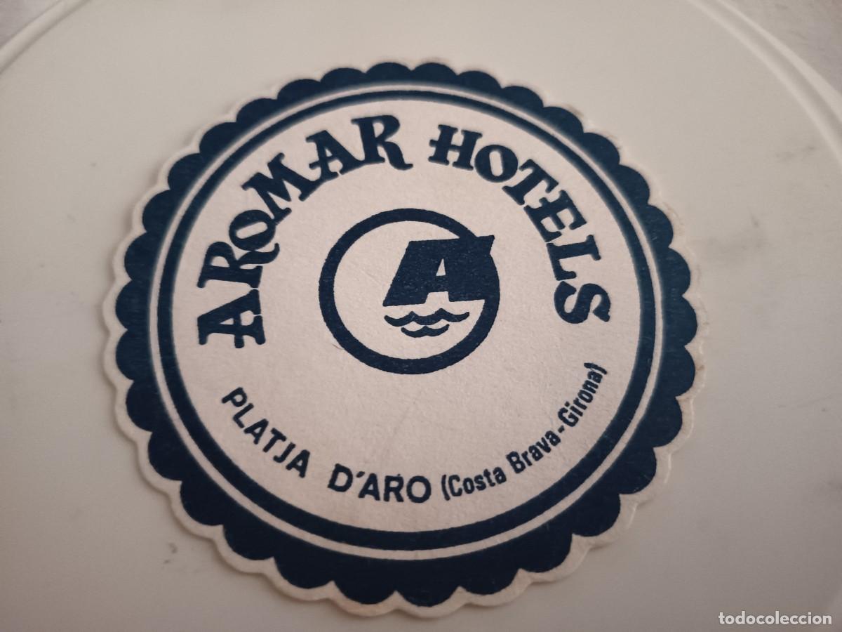 Otros art&iacute;culos de coleccionismo en papel: POSAVASOS HOTELS AROMAR-PLATJA DE'ARO-GIRONA