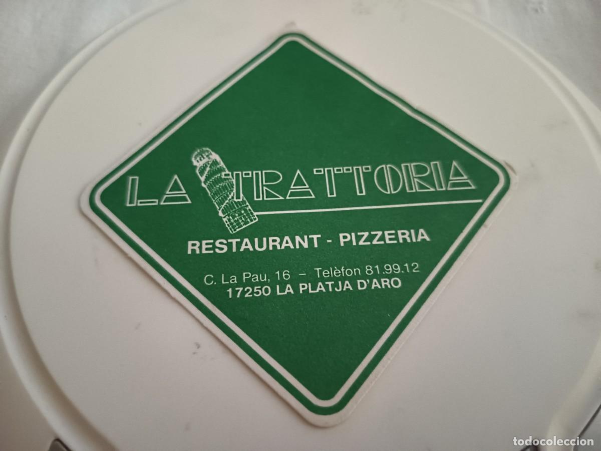 Otros art&iacute;culos de coleccionismo en papel: POSAVASOS RESTAURANTE LA TRATTORIA-PLATJA DE'ARO-GIRONA