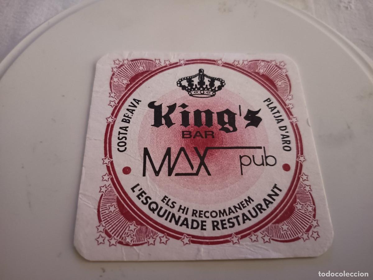 Otros art&iacute;culos de coleccionismo en papel: POSAVASOS PUB KIN'S-MAX-PLATJA D'ARO-GIRONA