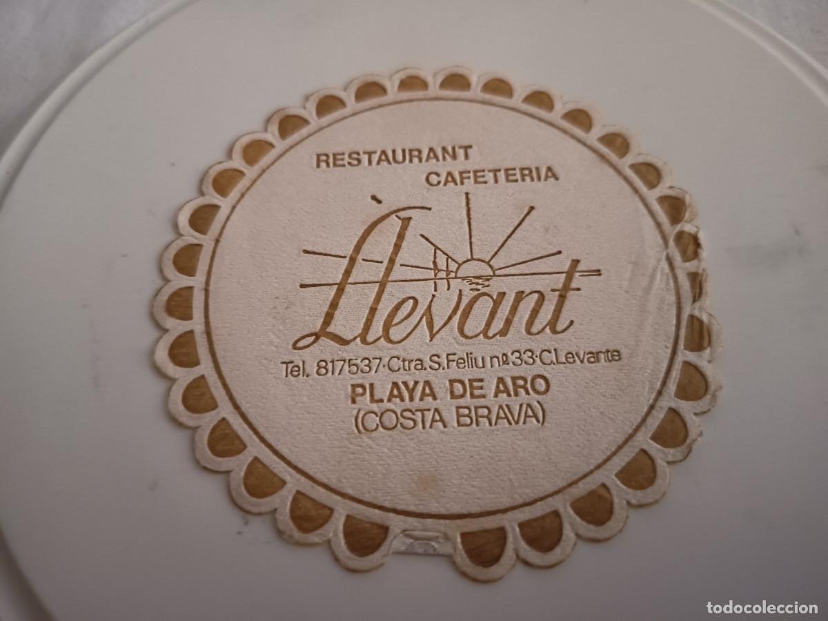 Altri oggetti di carta: POSAVASOS RESTAURANTE LLEVANT-PLATJA DE'ARO-GIRONA