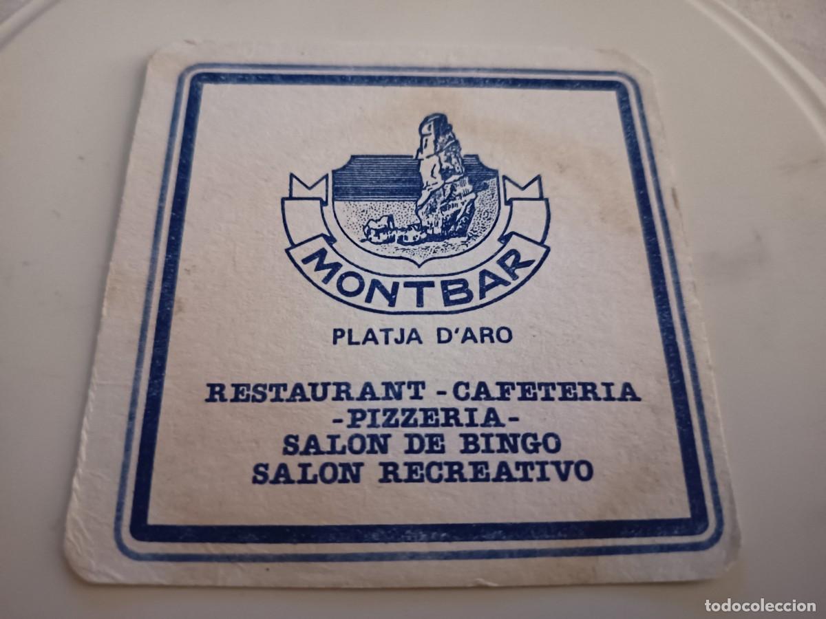 Otros art&iacute;culos de coleccionismo en papel: POSAVASOS SALONES MONTBAR-PLATJA DE'ARO-GIRONA