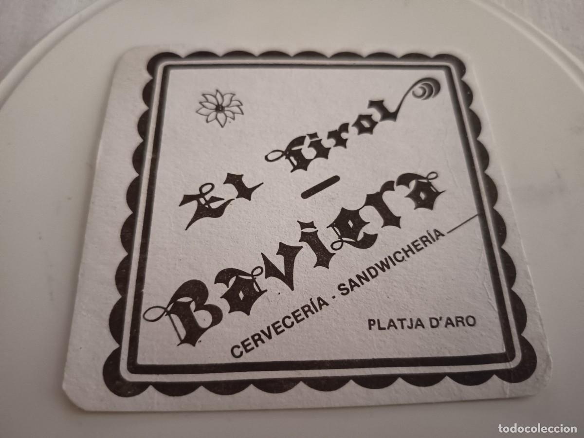 Otros art&iacute;culos de coleccionismo en papel: POSAVASOS CERVECERIA EL TIROL BAVIERA-PLATJA DE'ARO-GIRONA