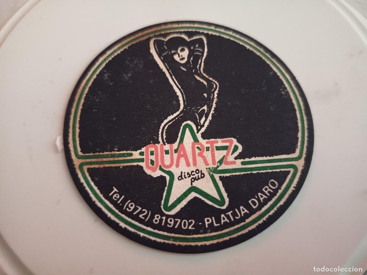 Otros art&iacute;culos de coleccionismo en papel: POSAVASOS DISCO PUB QUARTZ-PLATJA DE'ARO-GIRONA