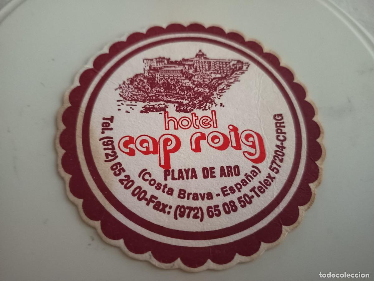Otros art&iacute;culos de coleccionismo en papel: POSAVASOS HOTEL CAP ROIG-PLATJA DE'ARO-GIRONA