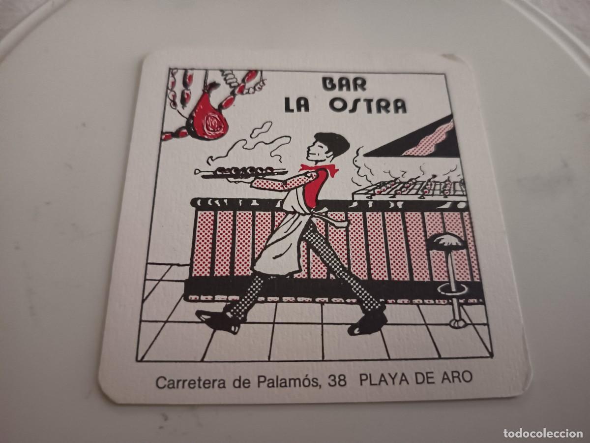 Otros art&iacute;culos de coleccionismo en papel: POSAVASOS BAR LA OSTRA-PLATJA DE'ARO-GIRONA