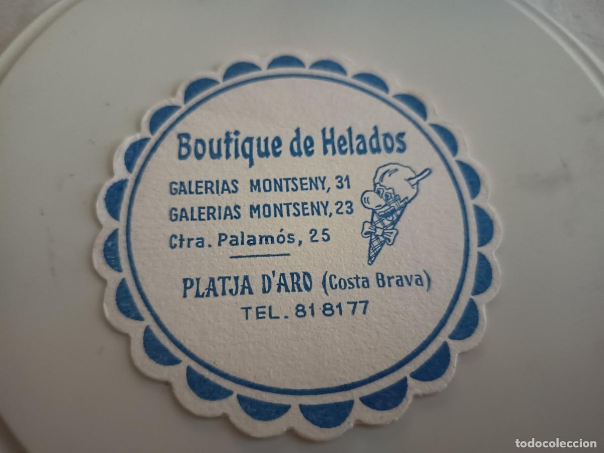 Otros art&iacute;culos de coleccionismo en papel: POSAVASOS BOUTIQUE DE HELADOS-PLATJA DE'ARO-GIRONA