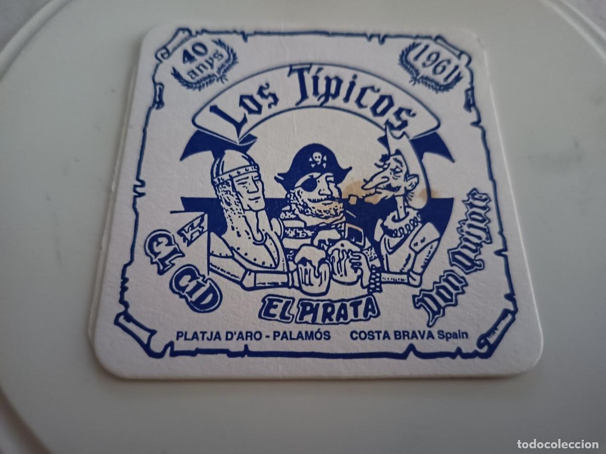 Otros art&iacute;culos de coleccionismo en papel: POSAVASOS LOS TIPICOS-PLATJA DE'ARO-GIRONA