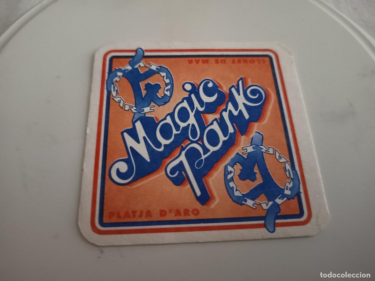 Otros art&iacute;culos de coleccionismo en papel: POSAVASOS MAGIC PARK-PLATJA DE'ARO-GIRONA