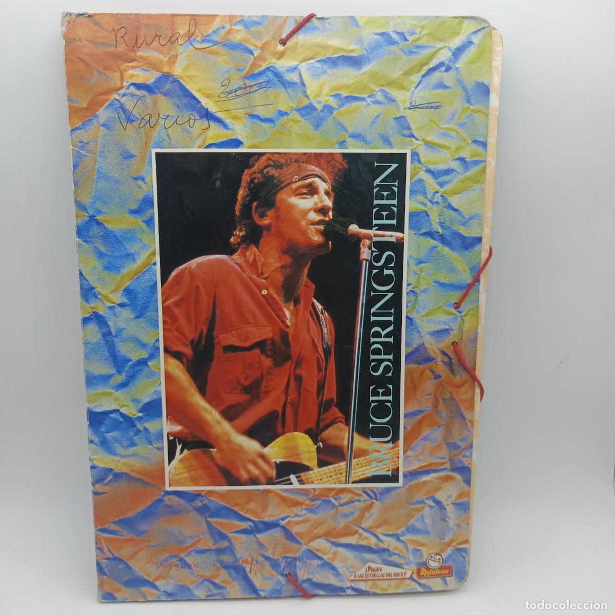 Otros art&iacute;culos de coleccionismo en papel: Carpeta &aacute;lbum Matutano &ldquo;A la Estrella del Rock&rdquo; Bruce Springsteen y U2 (a&ntilde;os 80‑90)