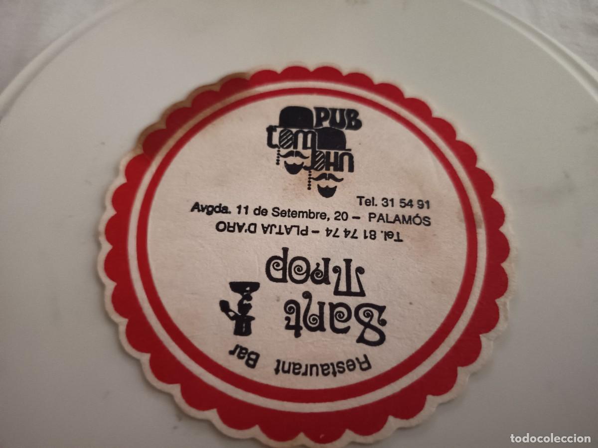 Collectionnisme Papier divers: POSAVASOS BAR SANT TROP-PLATJA DE'ARO-GIRONA