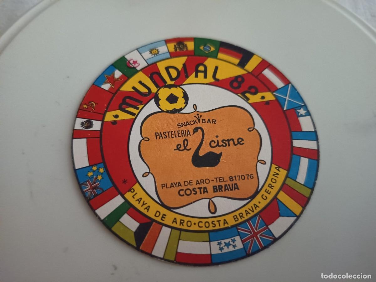 Otros art&iacute;culos de coleccionismo en papel: POSAVASOS MUNDIAL ESPA&Ntilde;A82 PASTELERIA EL CISNE-PLATJA DE'ARO-GIRONA