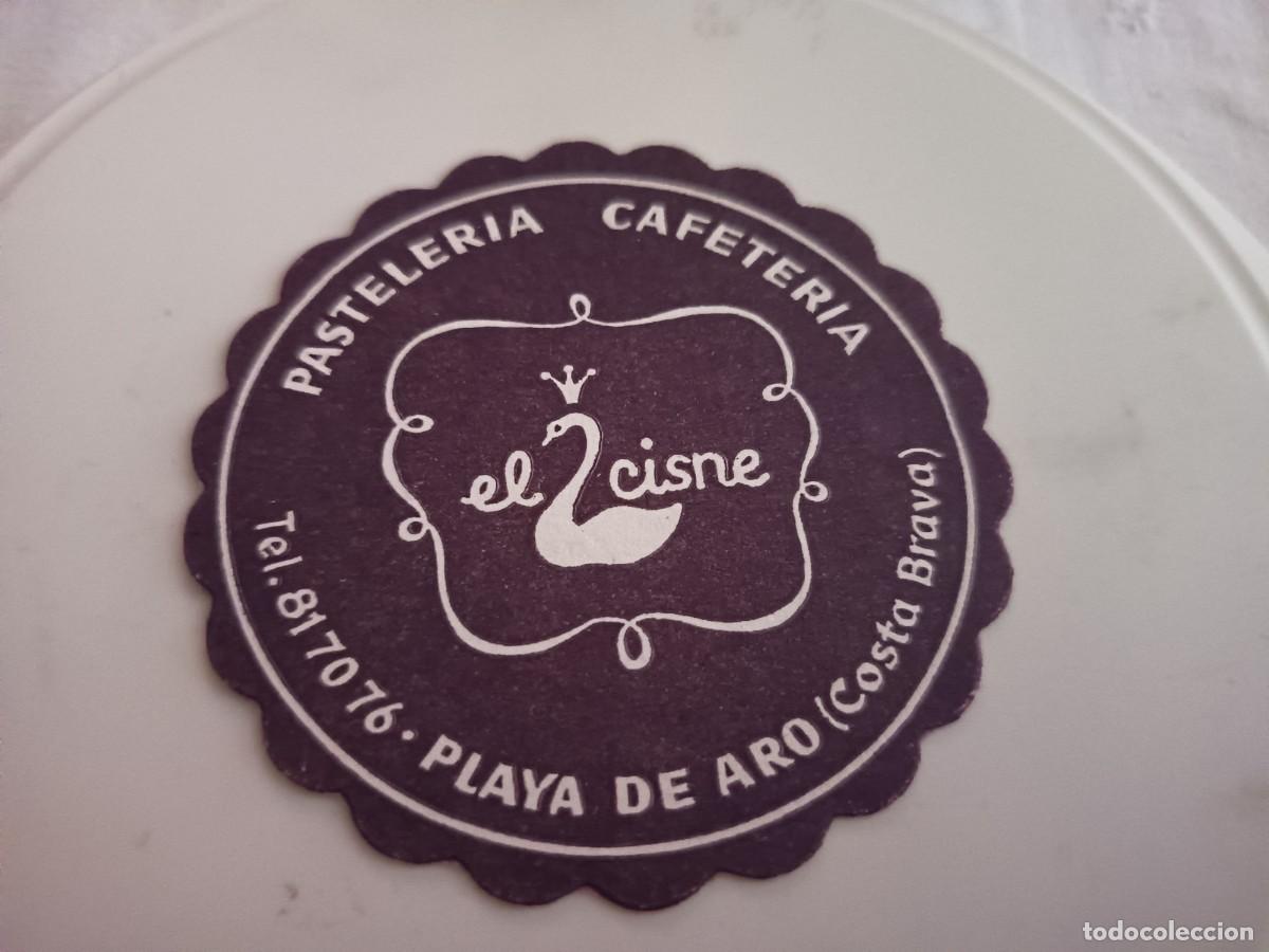 Otros art&iacute;culos de coleccionismo en papel: POSAVASOS CAFETERIA EL CISNE-PLATJA DE'ARO-GIRONA
