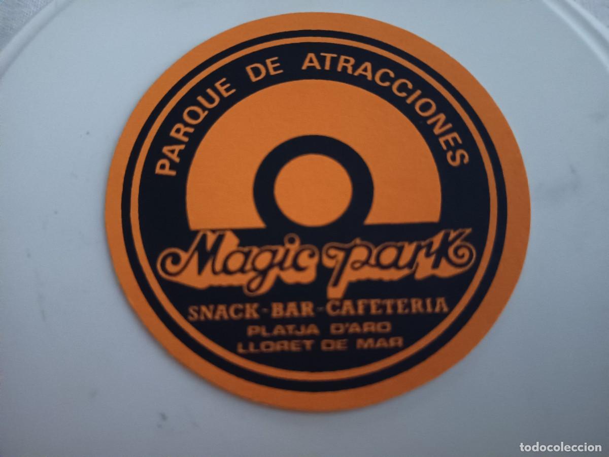 Otros art&iacute;culos de coleccionismo en papel: POSAVASOS PARQUE DE ATRACCIONES MAGIC PARK-PLATJA DE'ARO-GIRONA